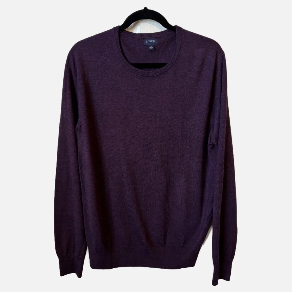 J. Crew Wool Blend Crew Neck Sweater Men's Large